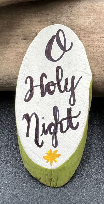 Handmade Wooden Painted Pin