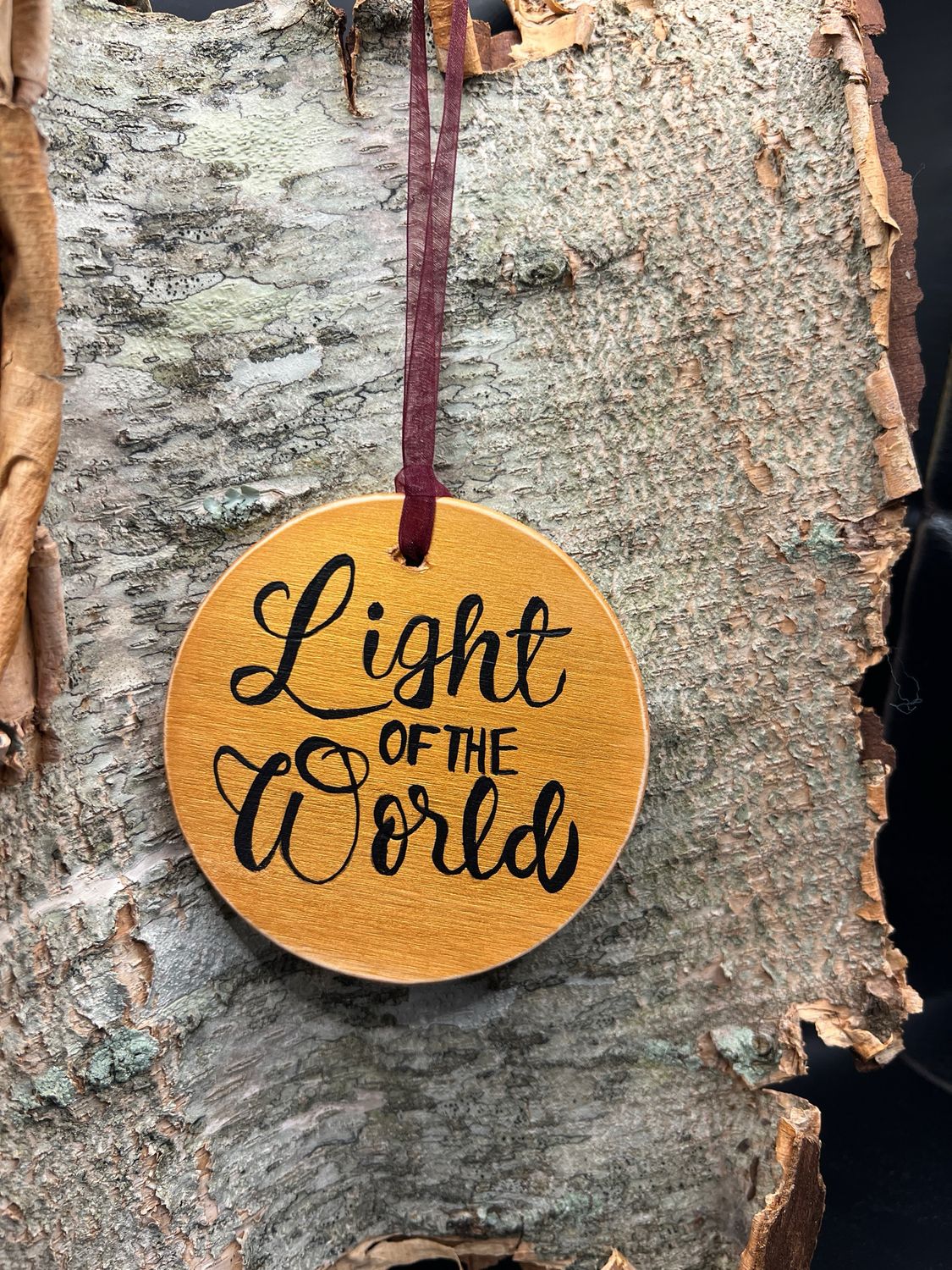 Hand Painted Wooden Ornament