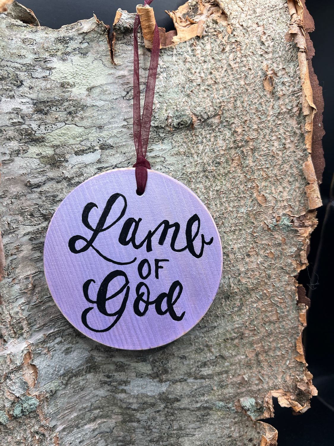 Hand Painted Wooden Ornament