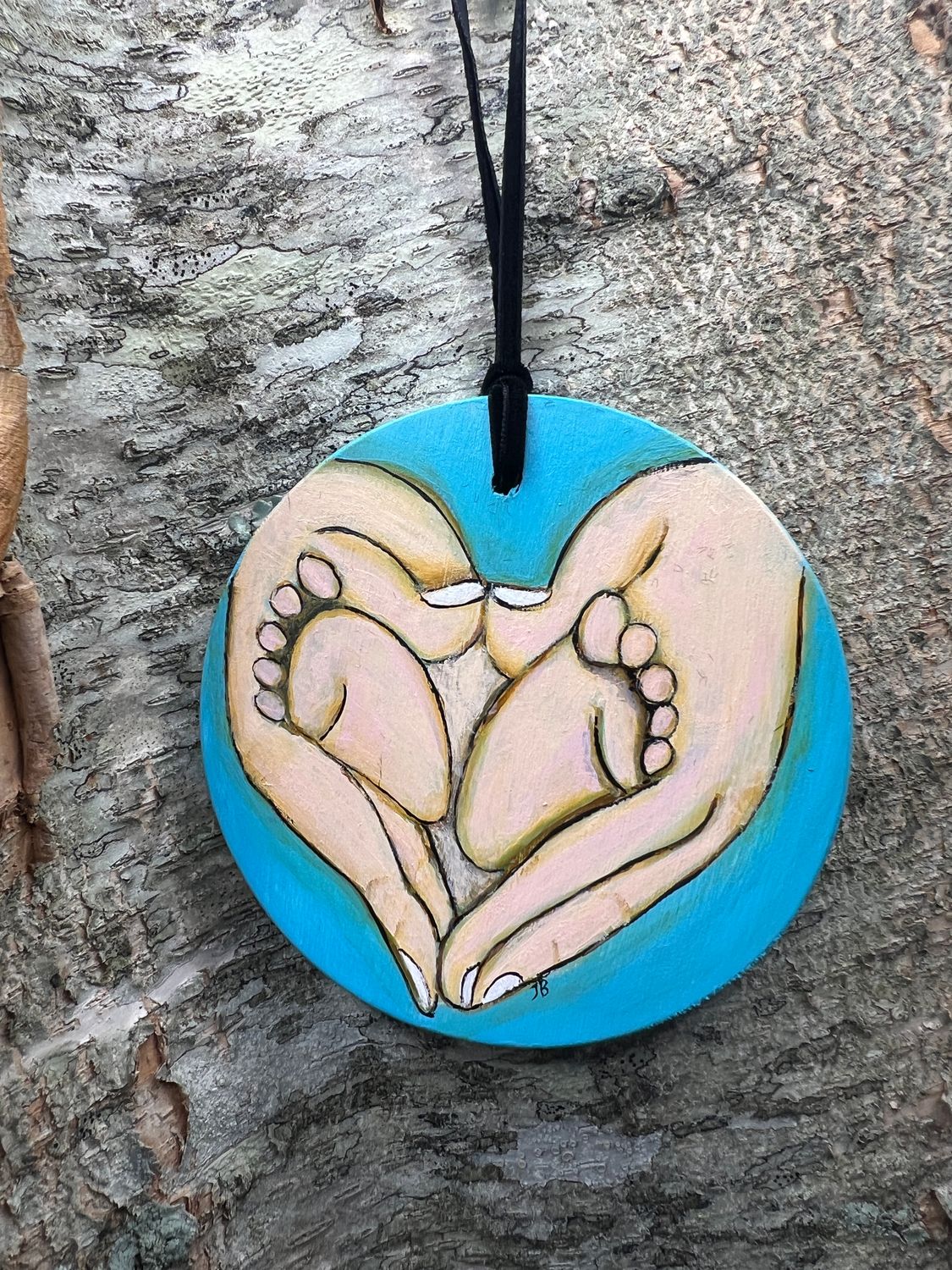 Hand Painted Wooden Ornament