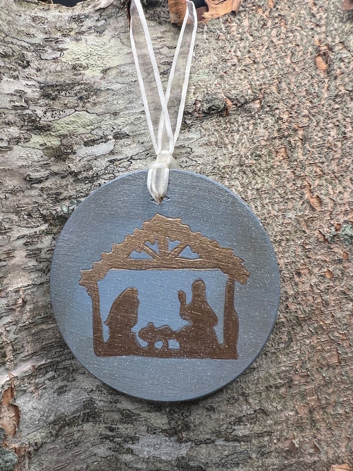 Hand Painted Wooden Ornament