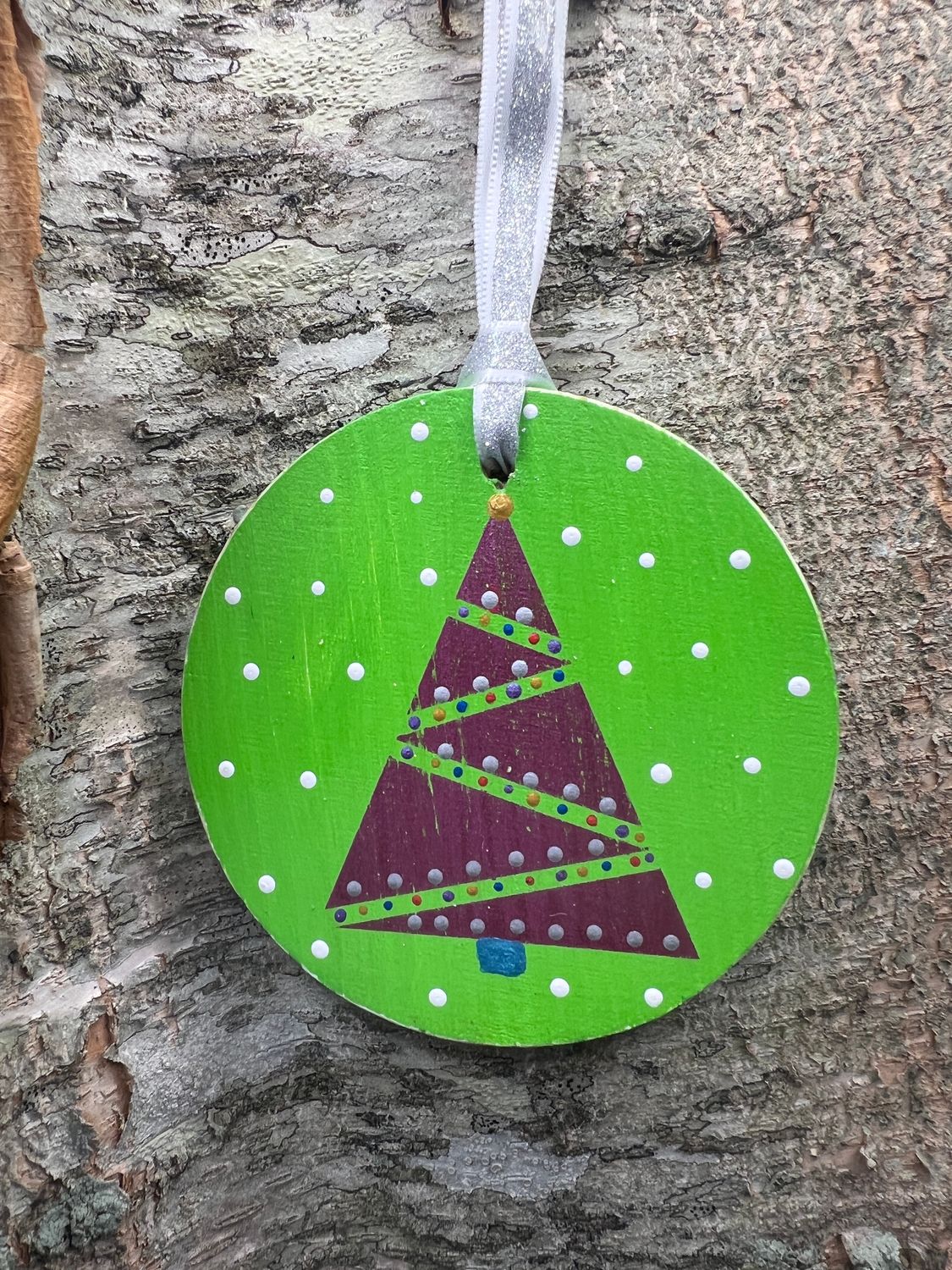 Hand Painted Wooden Ornament