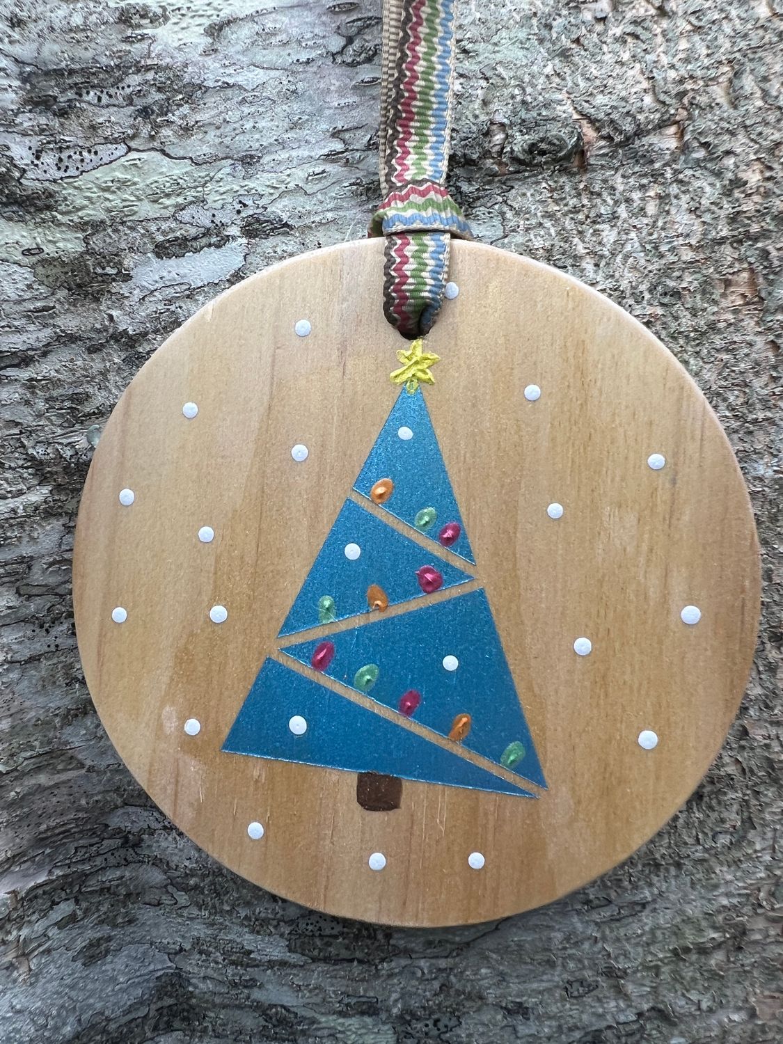 Hand Painted Wooden Ornament
