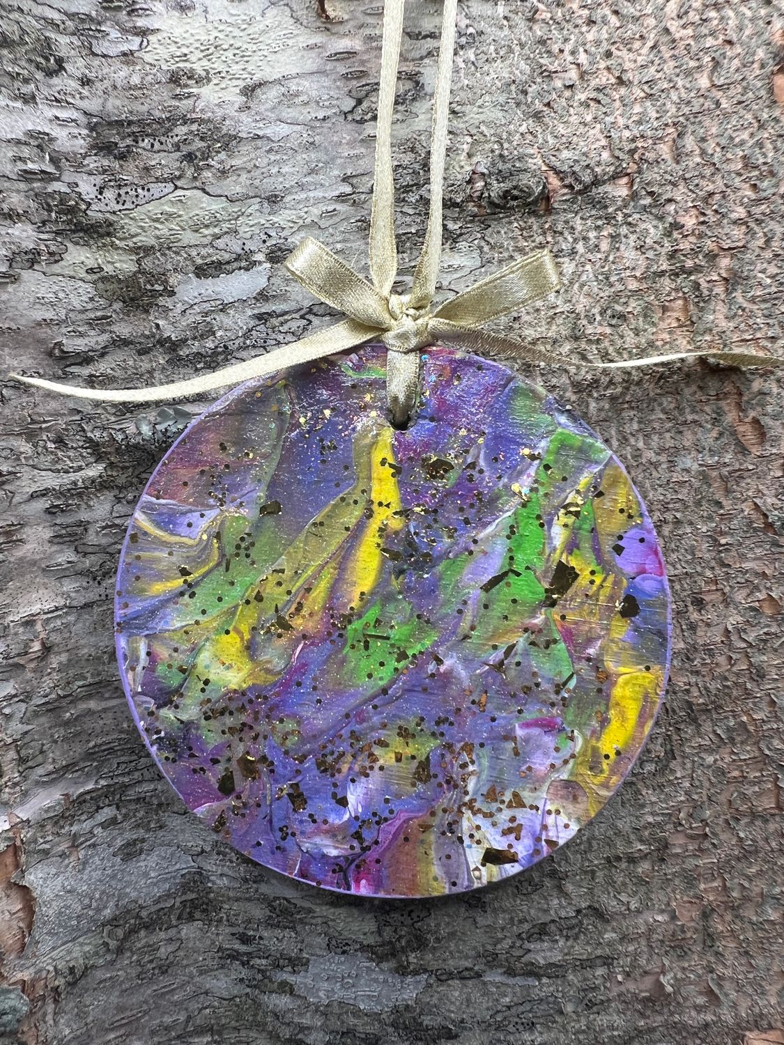 Hand Painted Wooden Ornament