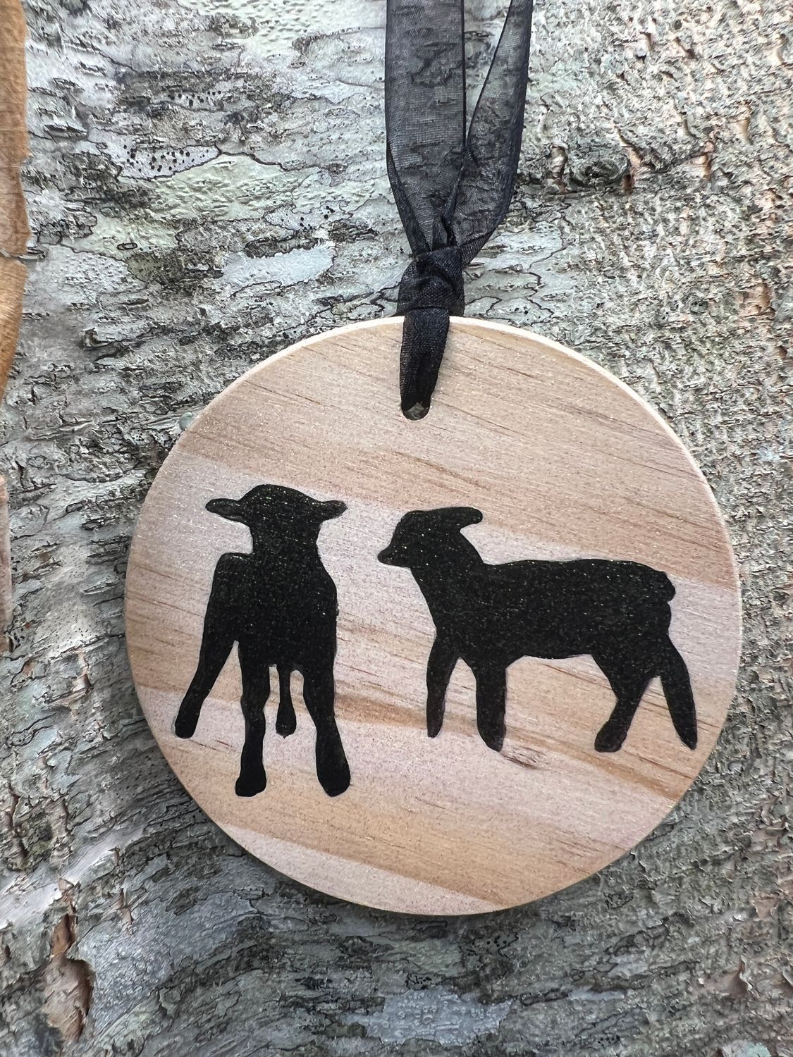 Hand Painted Wooden Ornament