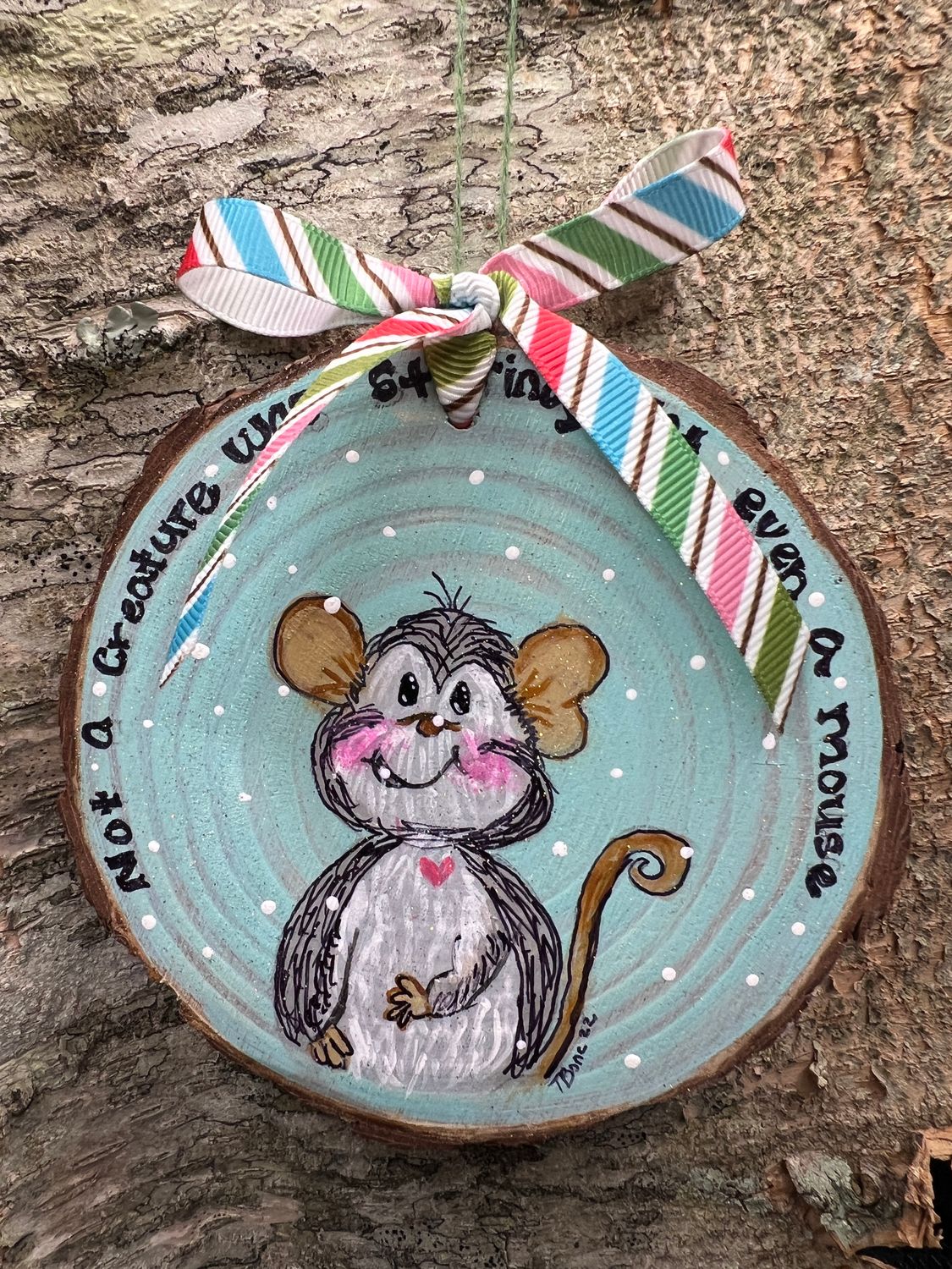 Hand painted wooden Ornament