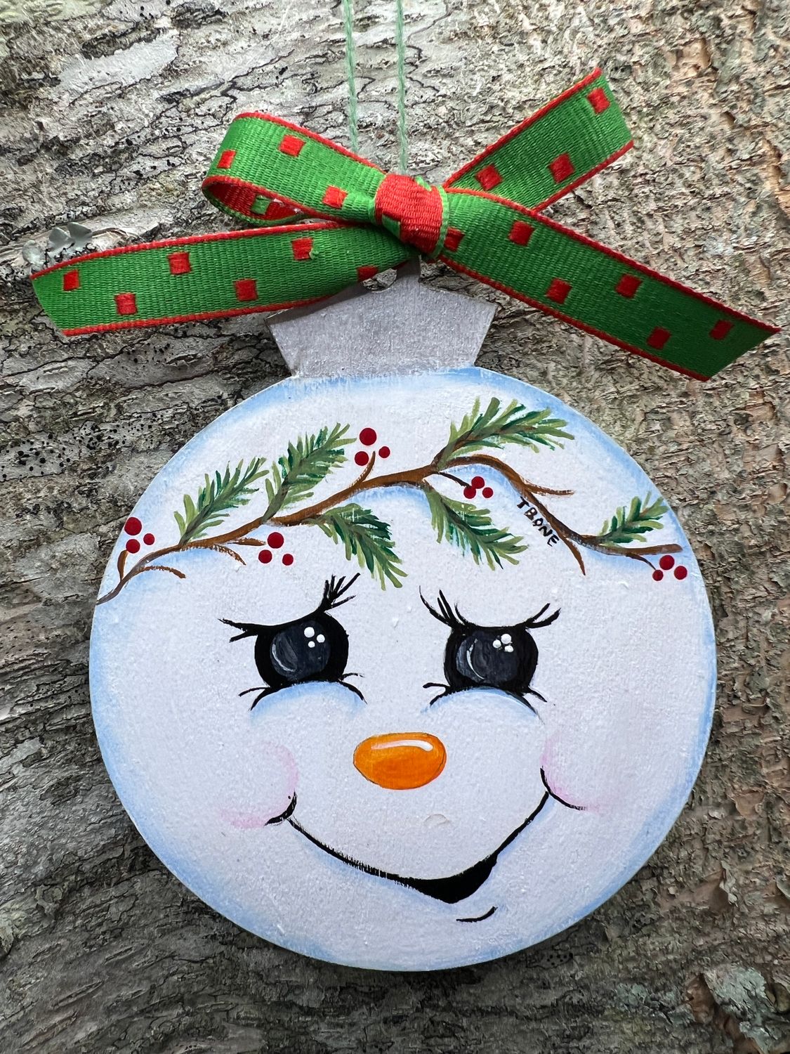 Hand painted wooden Ornament