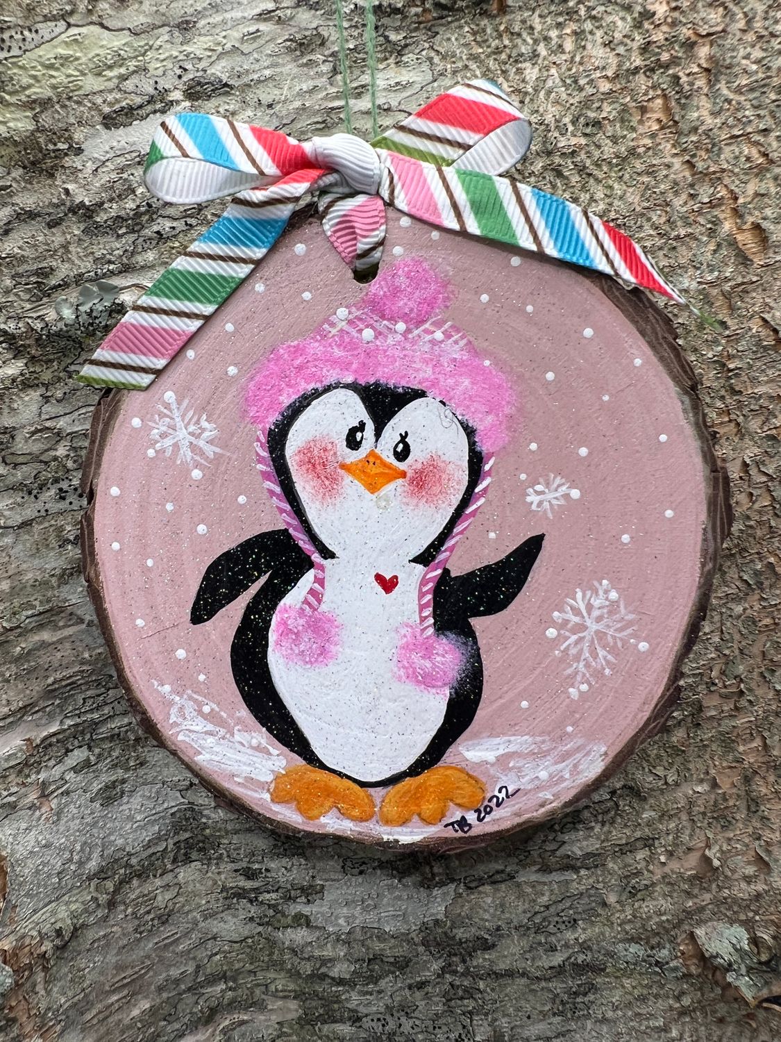 Hand painted wooden Ornament