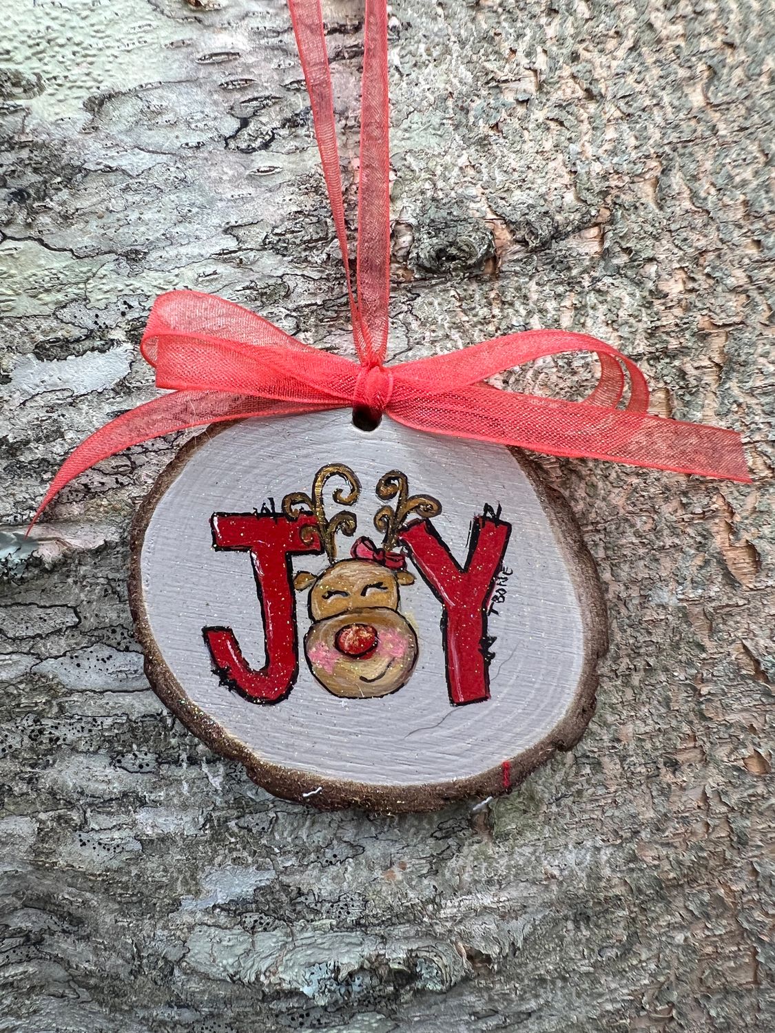 Hand painted wooden Ornament