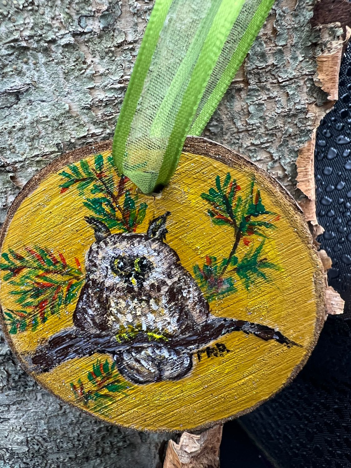 Hand painted wooden Ornament