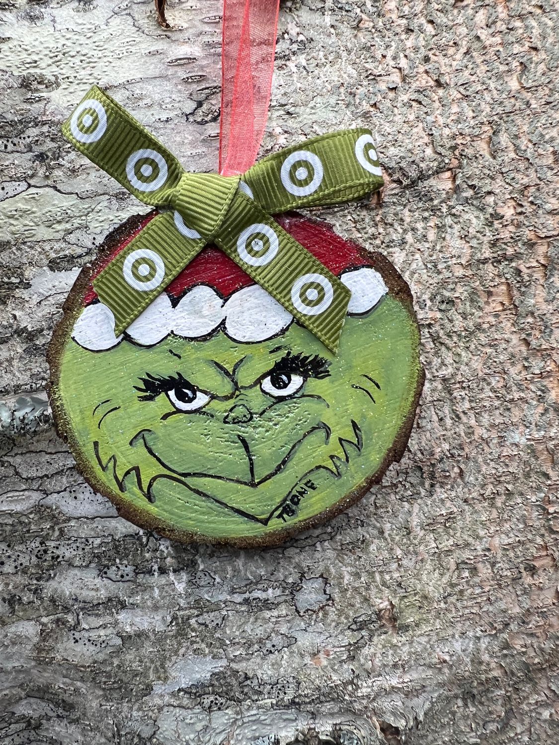 Hand painted wooden Ornament