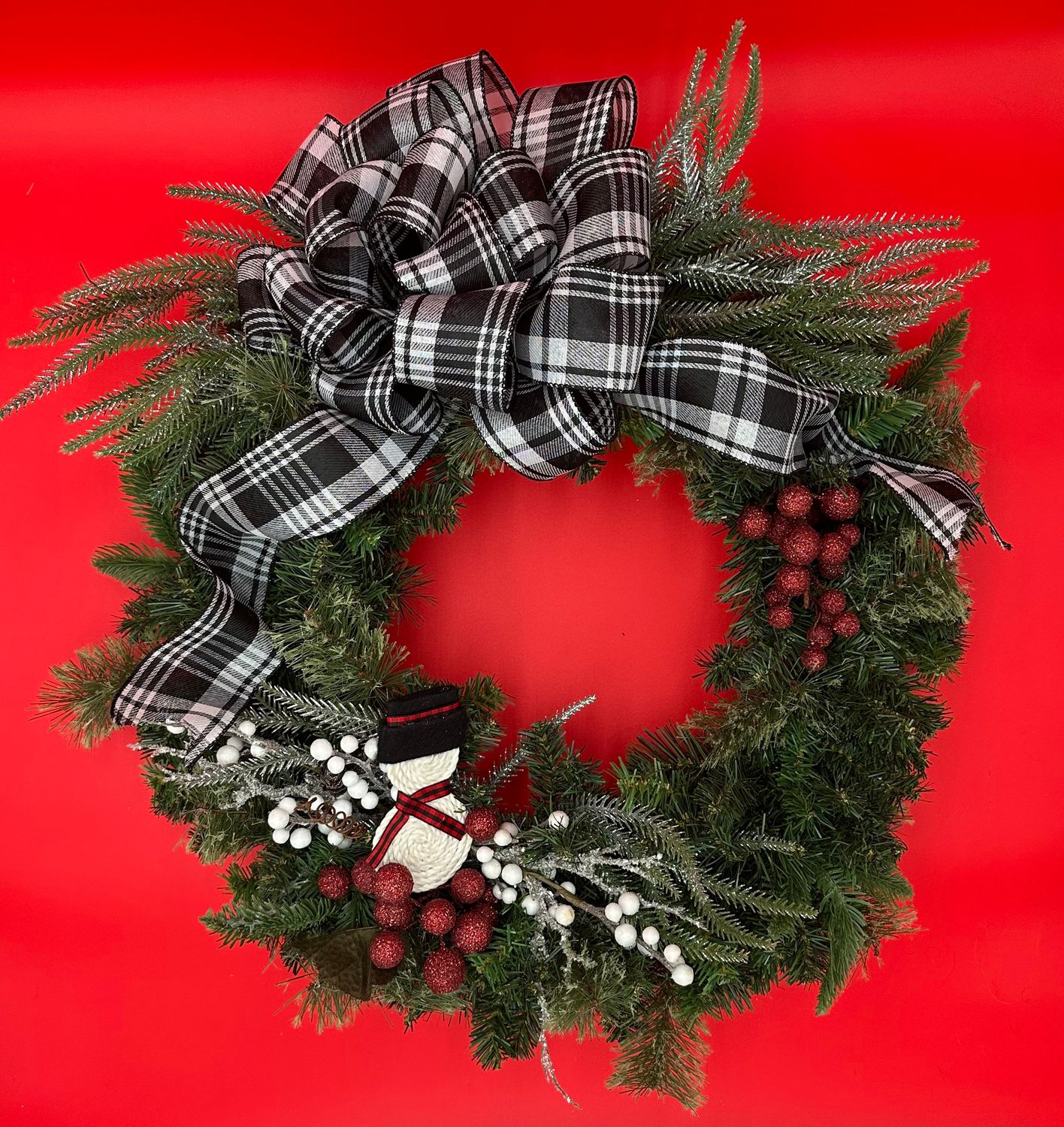 20&quot; Snowman Wreath