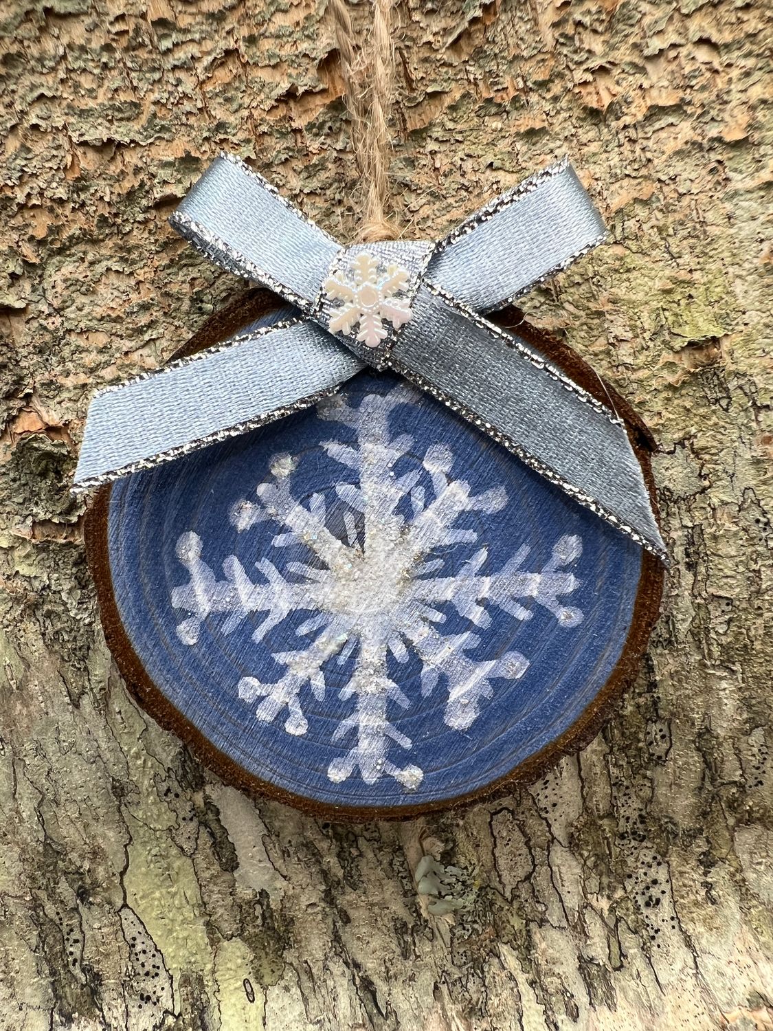 Hand painted 2&quot; disc ornament