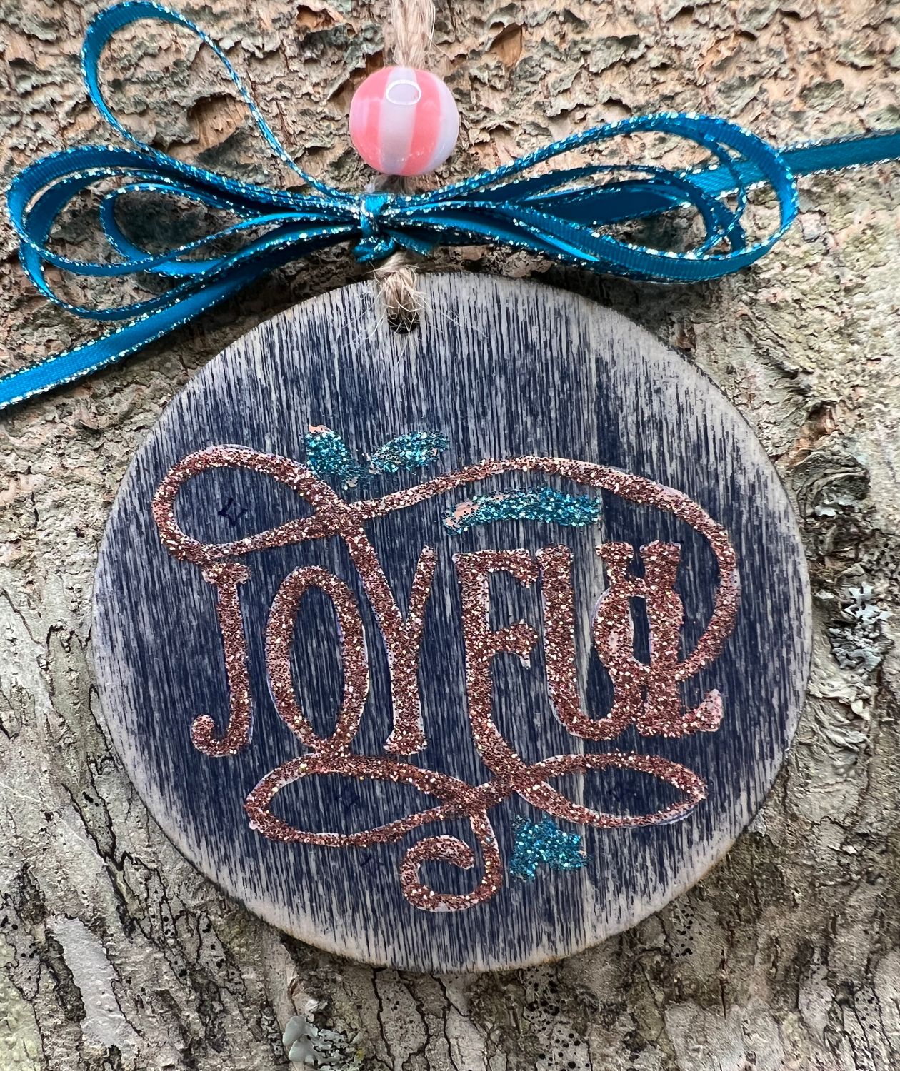 Hand painted 3&quot; disc ornament