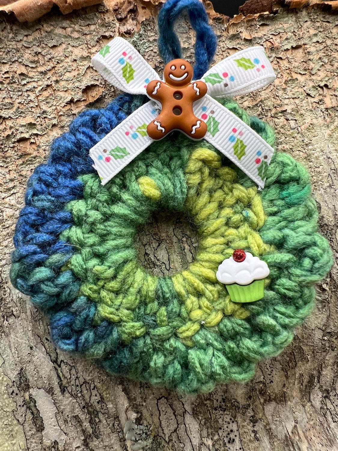 Crocheted Wreath Ornament