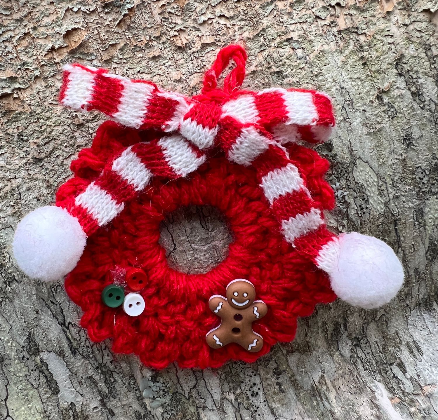 Crocheted Wreath Ornament