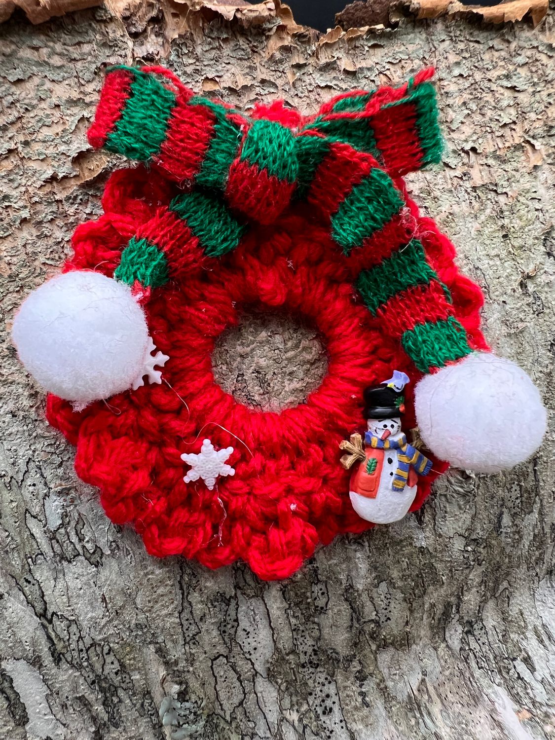 Crocheted Wreath Ornament