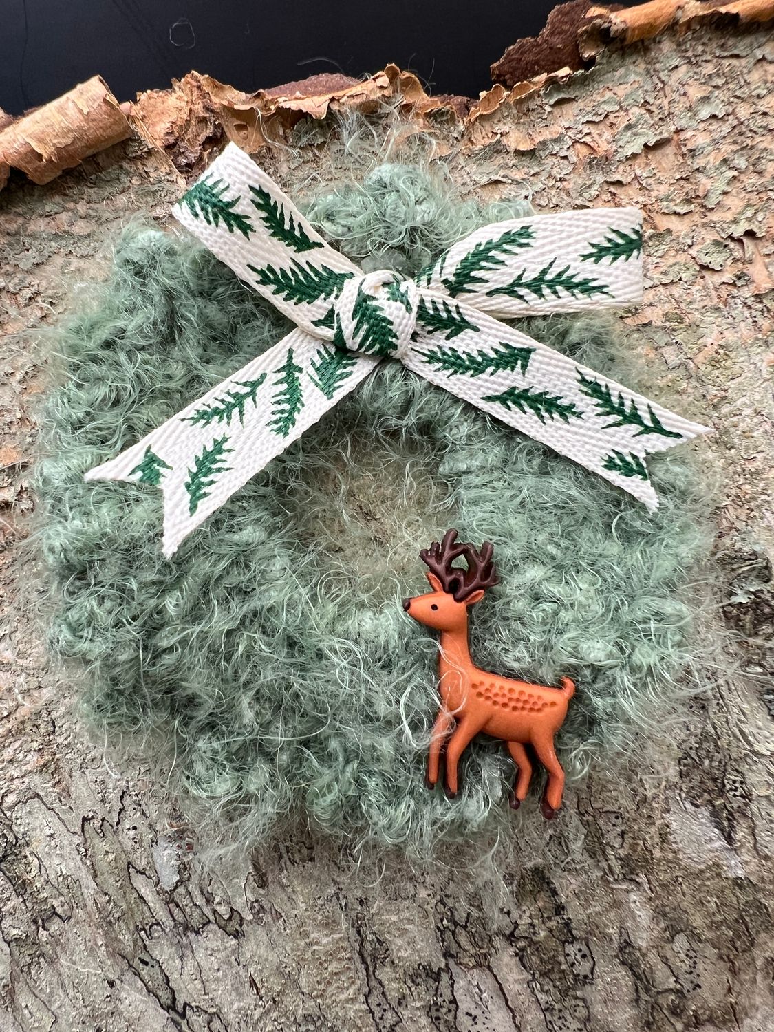 Crocheted Wreath Ornament