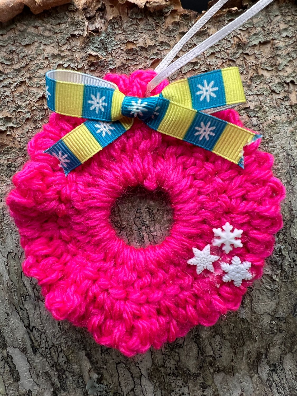 Crocheted Wreath Ornament