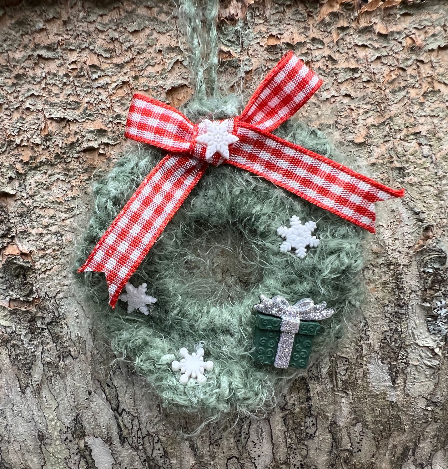 Crocheted Wreath Ornament