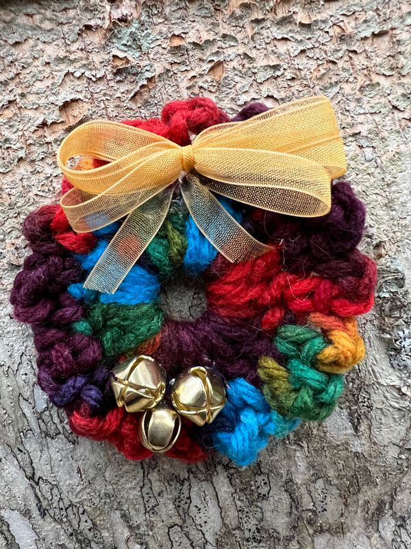 Crocheted Wreath Ornament