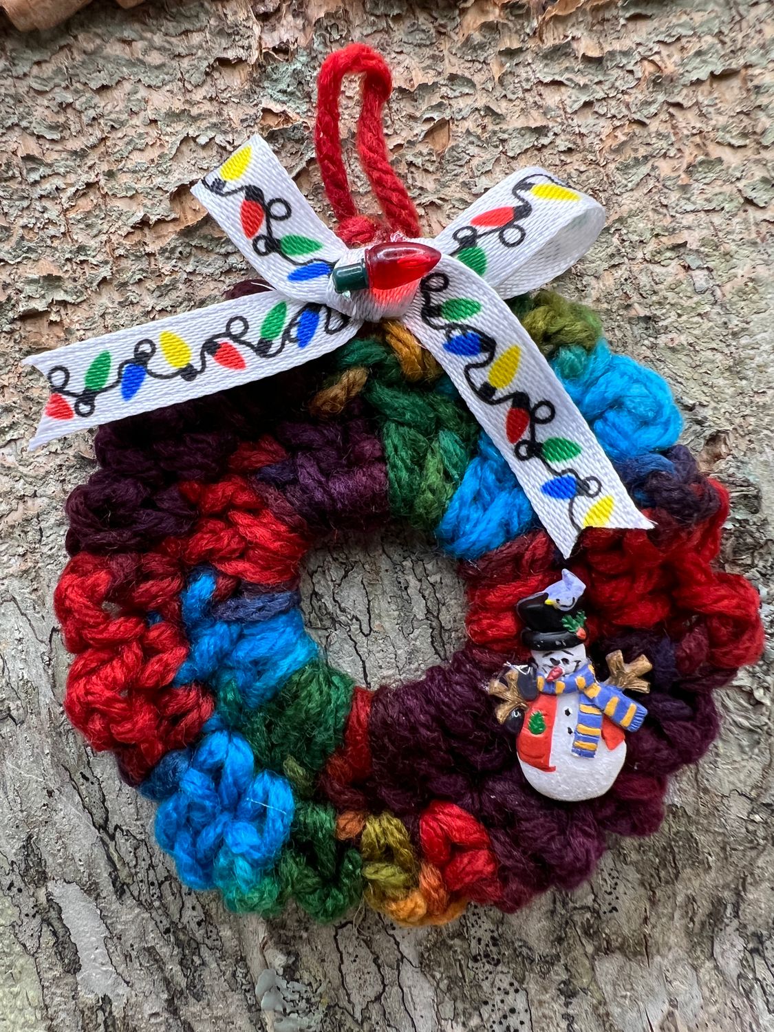 Crocheted Wreath Ornament