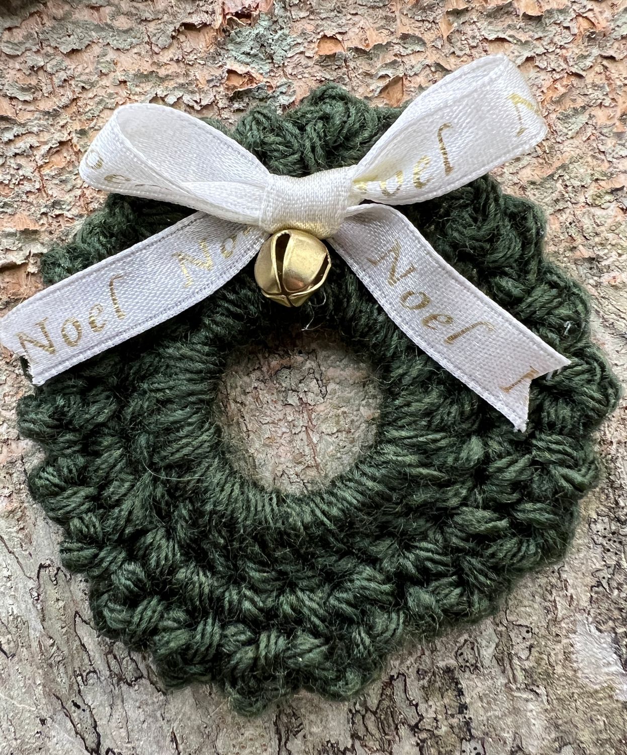Crocheted Wreath Ornament