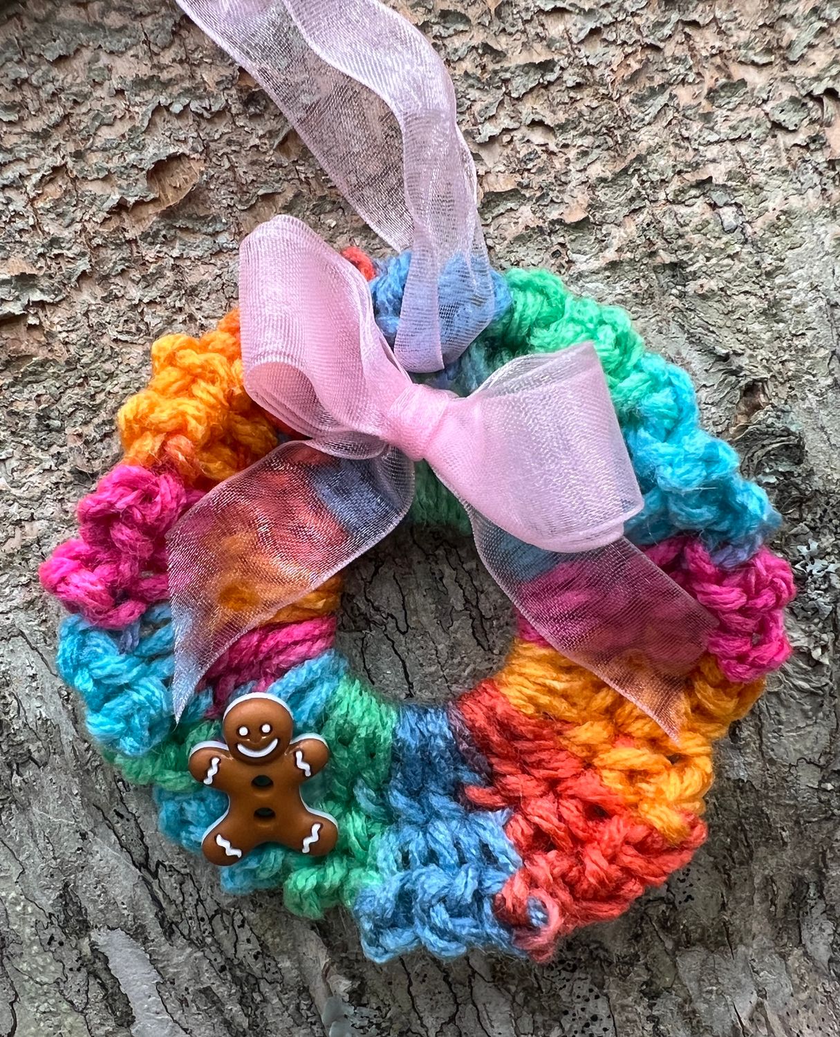 Crocheted Wreath Ornament