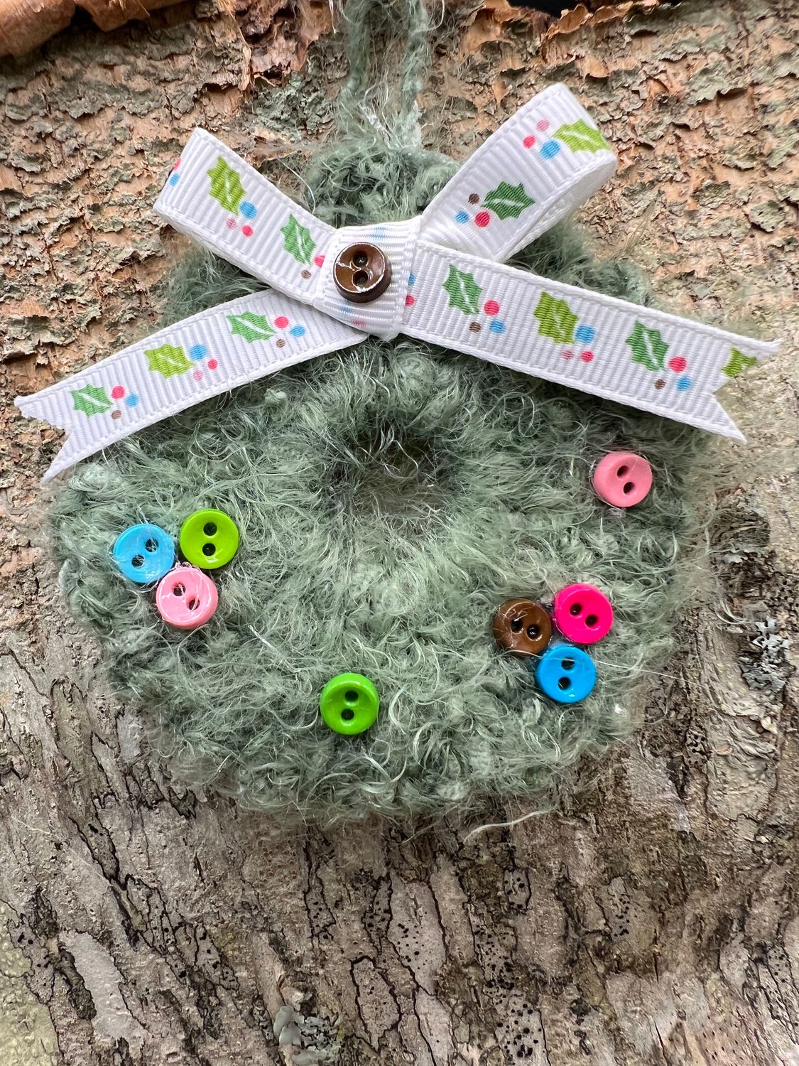 Crocheted Wreath Ornament