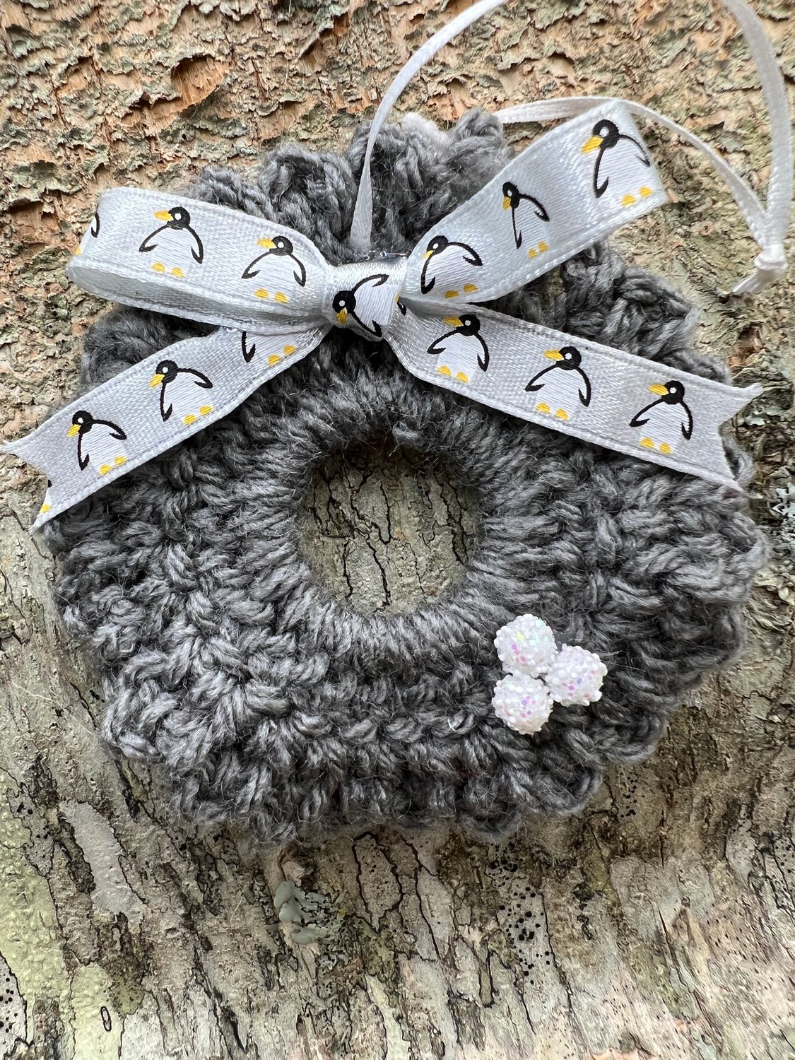 Crocheted Wreath Ornament