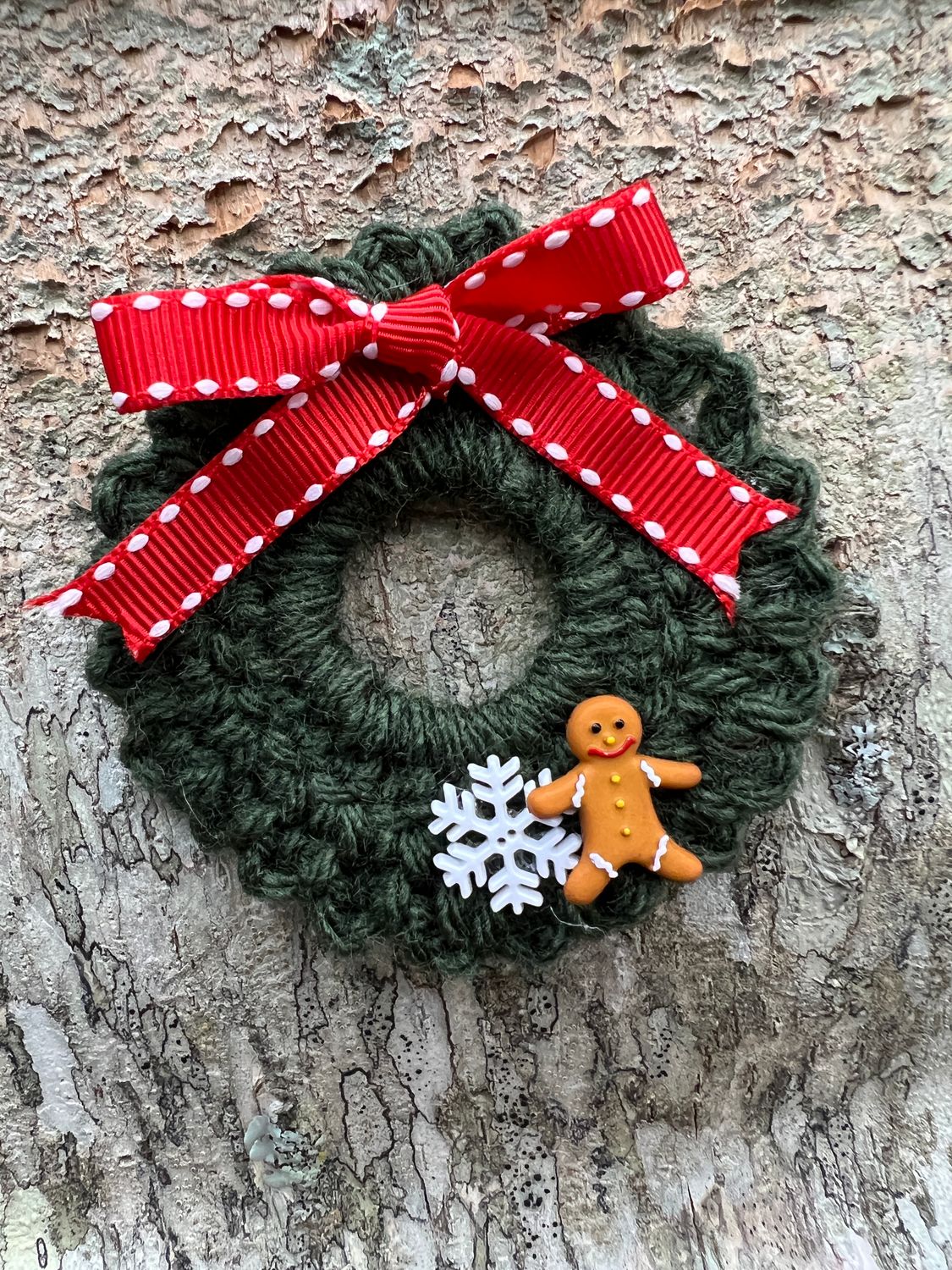 Crocheted Wreath Ornament