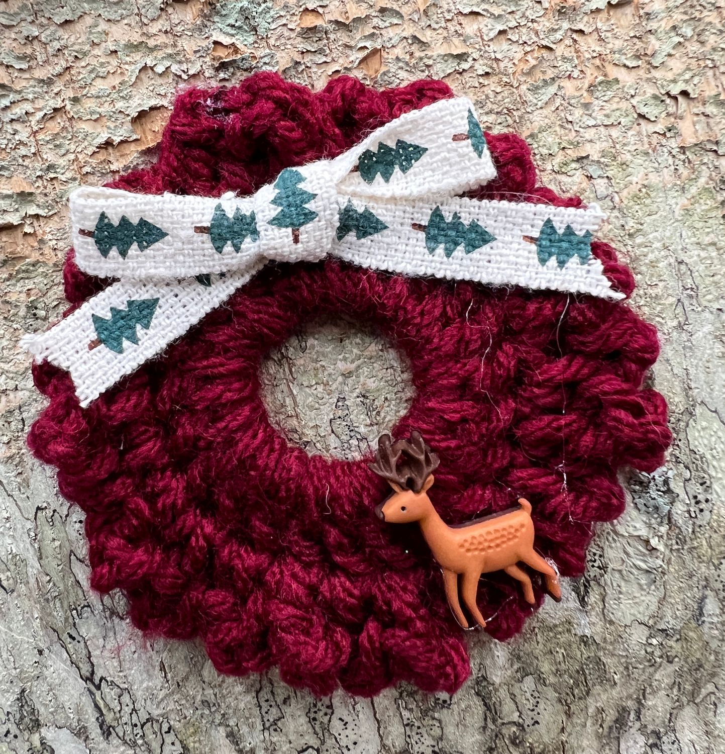 Crocheted Wreath Ornament