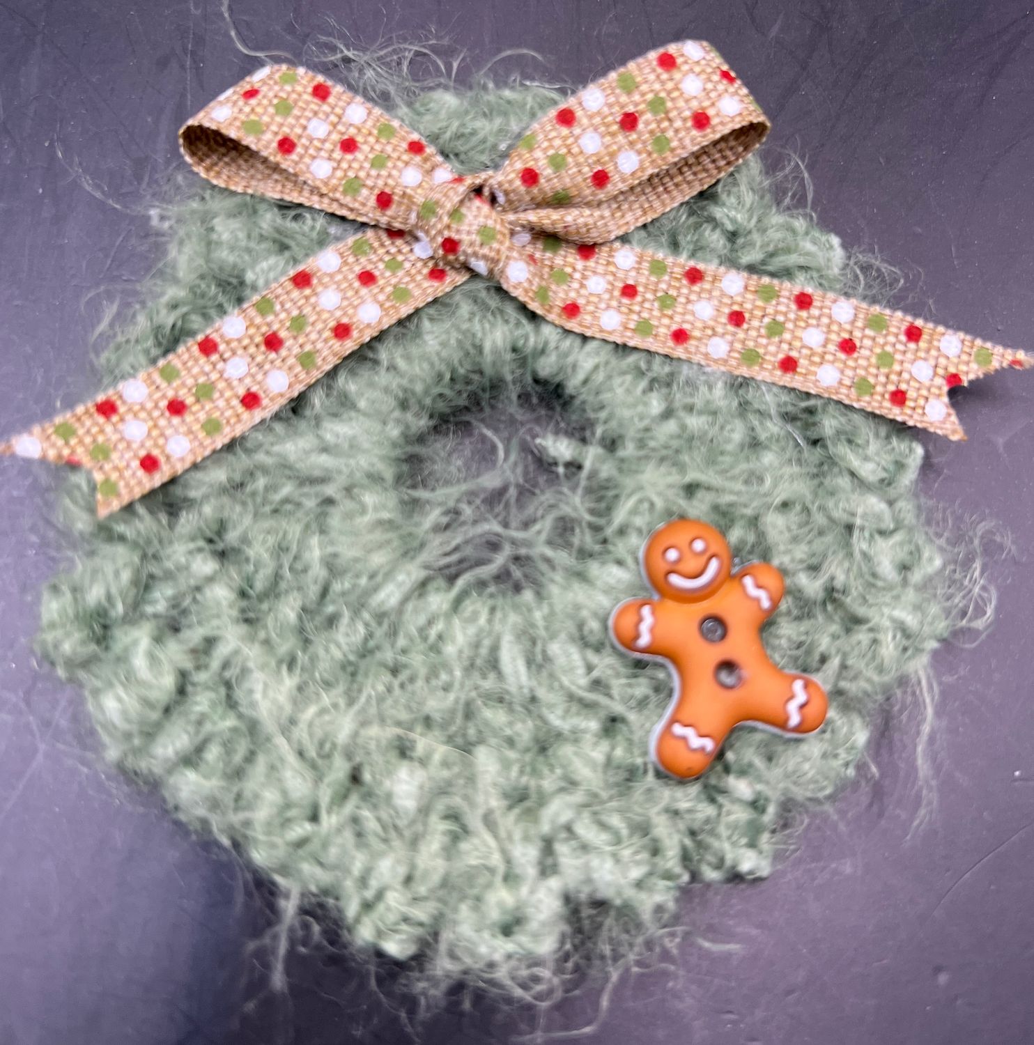 Crocheted Wreath Ornament