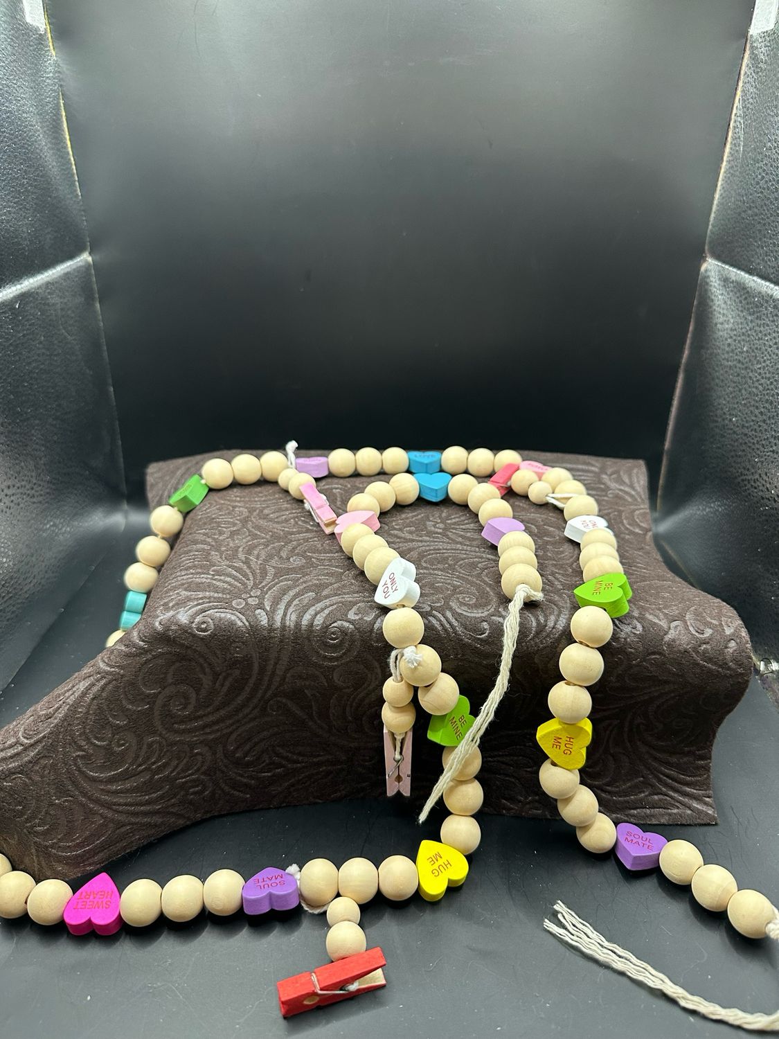 Valentine Picture Bead Garland