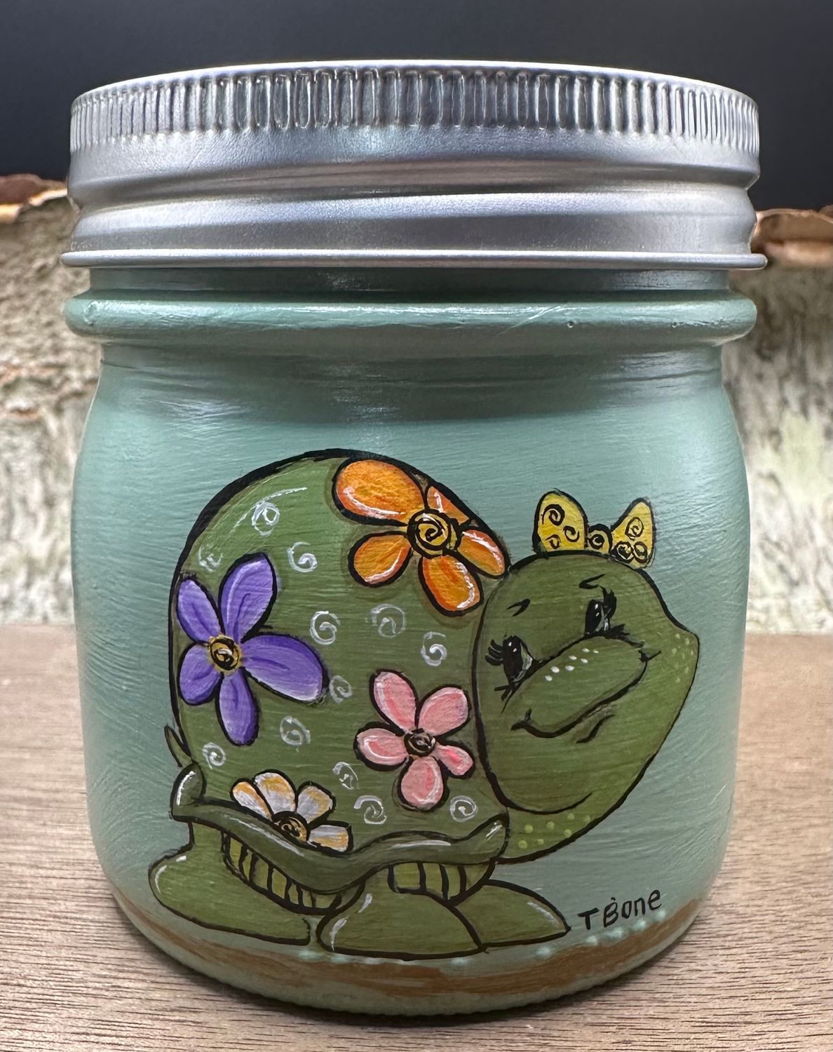 Hand Painted Mason Jar