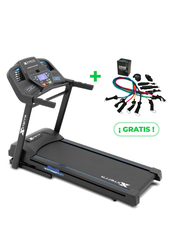 TR75 TROTADORA XTERRA FITNESS (MOTOR 3.25 HP SIN ESCOBILLAS) + SET DE BANDAS TUBULARES