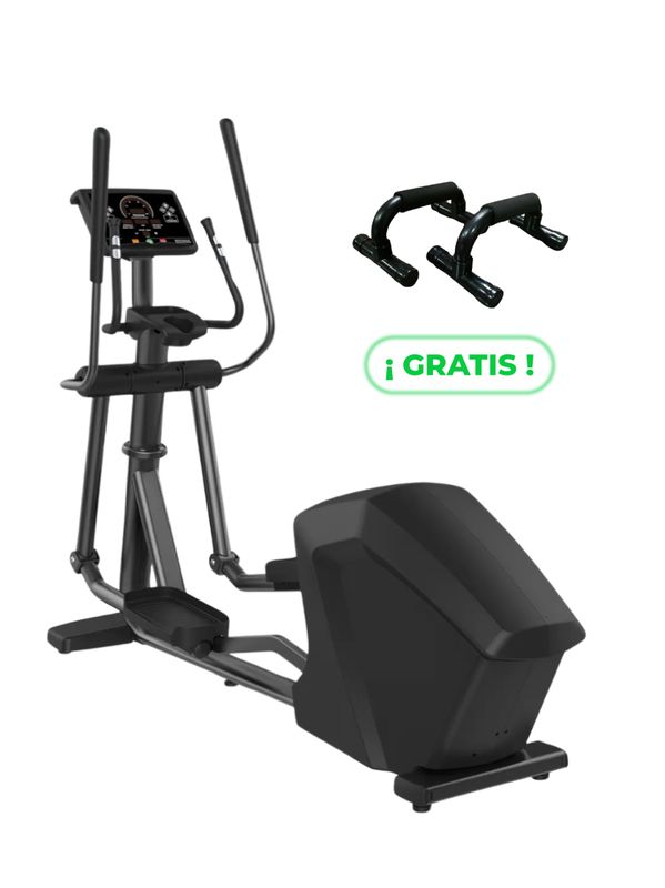 X9300 ELÍPTICA PROFESIONAL AUTOGENERADA BLACK EDITION MOVIFIT + SOPORTE PARA PUSH UP