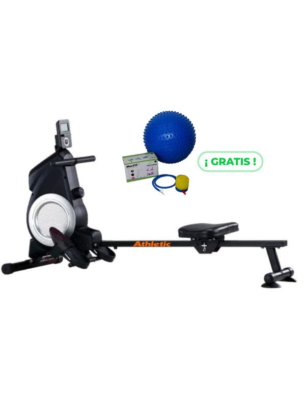 80RM REMO CON RESISTENCIA MAGNÉTICA ATHLETIC + BALÓN PUYAS 55 CM