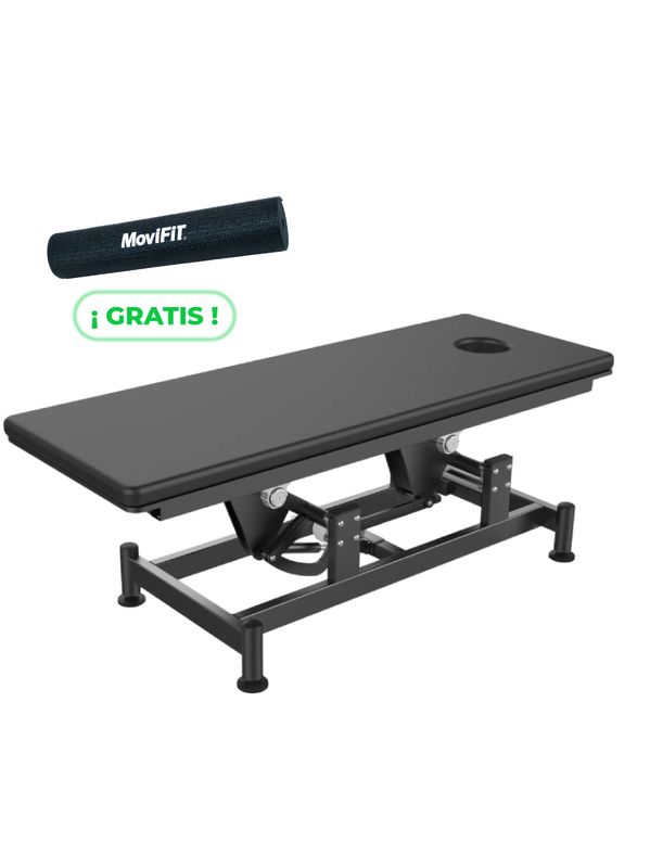 MOV-AM001 (AM001) CAMILLA ELÉCTRICA PARA MASAJES PROFESIONAL MOVIFIT + COLCHONETA DE YOGA NEGRA
