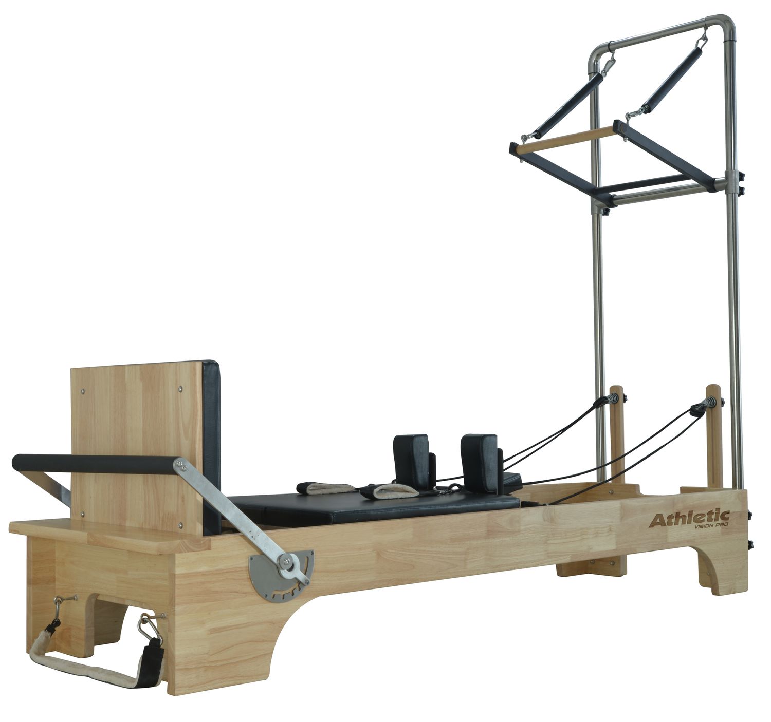 REFORMER CON MEDIO TRAPECIO Y CAMA PLANA ATHLETIC
