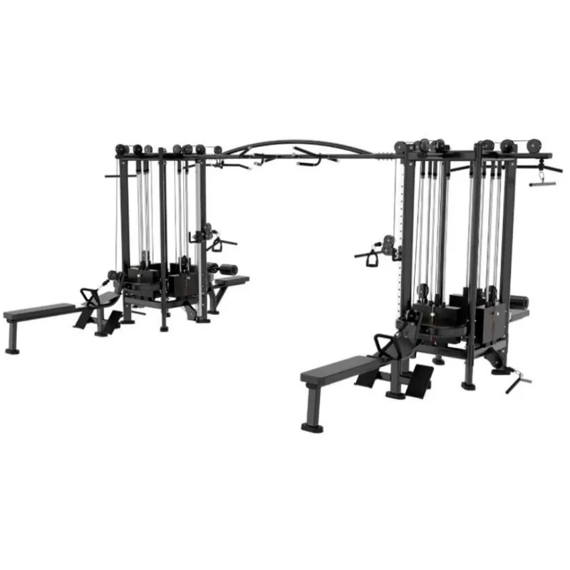 SH-GMJ8 MULTIFUNCIONAL DE 8 TORRES (INCLUIDO CROSSOVER) SHUA FITNESS (6 TORRES DE PESAS DE 100 KG Y 2 TORRES DE PESAS DE 80 KG)