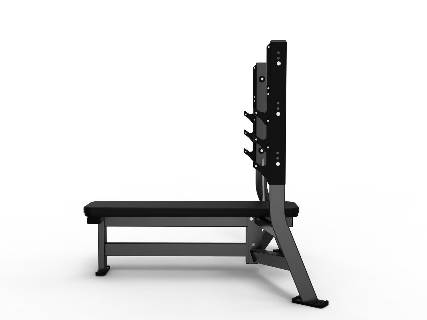 MOV-3012 (SM-3012) BANCO PECHO PLANO OLIMPICO (OLYMPIC FLAT BENCH) HAMMER FORCE PRO MOVIFIT