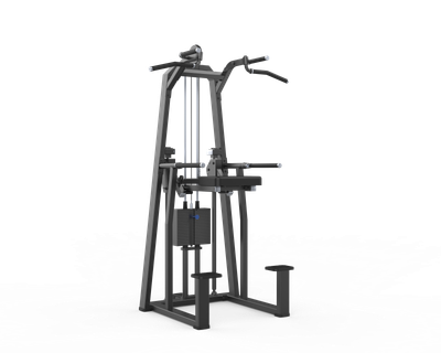 MOV-309T (JN3009T) DOMINADAS Y FONDOS ASISTIDOS DOBLE FUNCIÓN (DIP / CHIN ASSIST) SERIE CROSS X MOVIFIT (TORRE DE PESAS 88 KG)