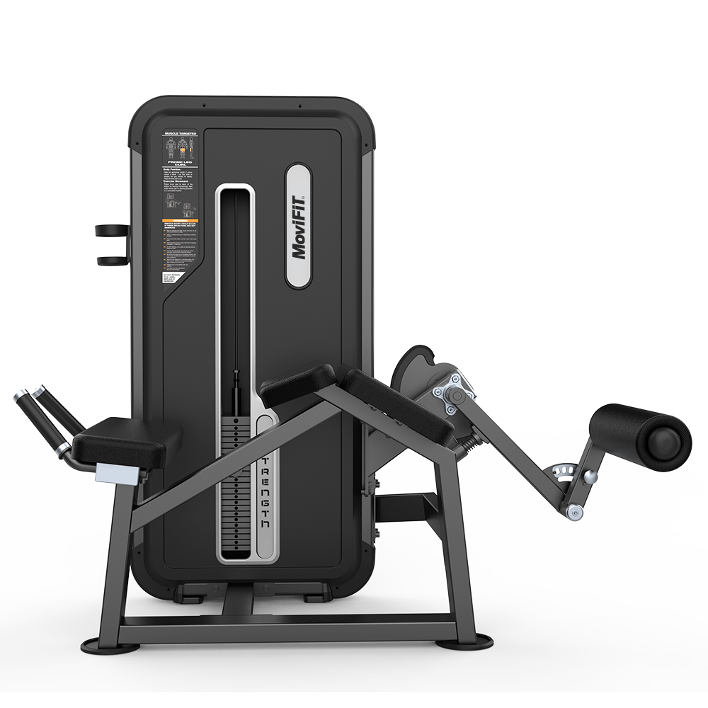 MOV-601A (U3001A) FLEXIÓN DE PIERNAS ACOSTADO (PRONE LEG CURL) APPLE MOVIFIT (TORRE DE PESAS 95 KG COLOR NEGRO)