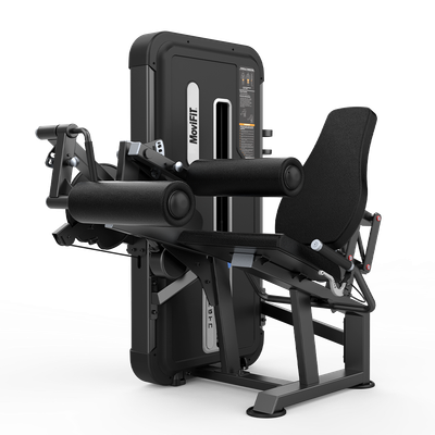 MOV-686A (U3086A) EXTENSIÓN Y FLEXIÓN DE PIERNA SENTADO DOBLE FUNCIÓN (LEG EXTENSION &amp; LEG CURL) APPLE MOVIFIT (TORRE DE PESAS 110 KG COLOR NEGRO)