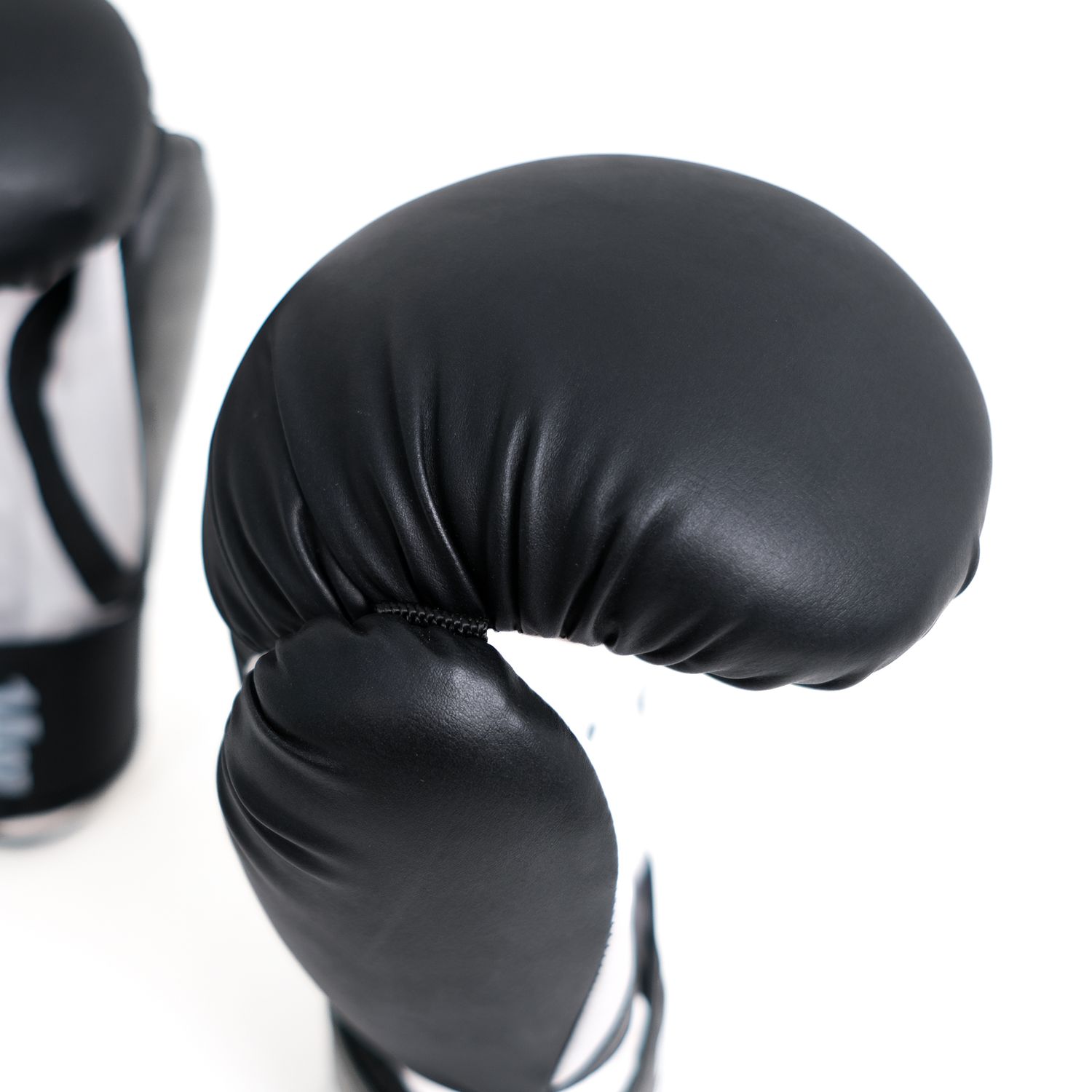 GUANTE DE BOXEO LIGA NEGRO-BLANCO