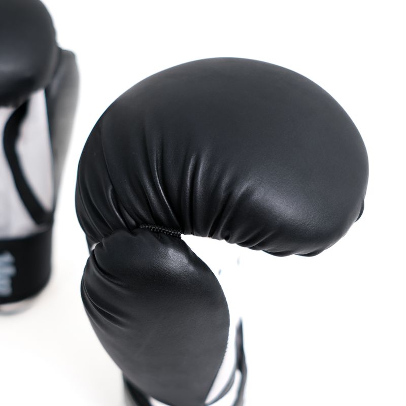 GUANTE DE BOXEO LIGA NEGRO-BLANCO