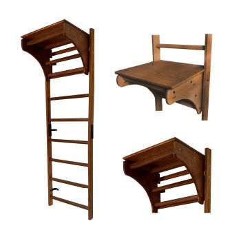 SET DE ESCALERA ESPALDERA SUECA