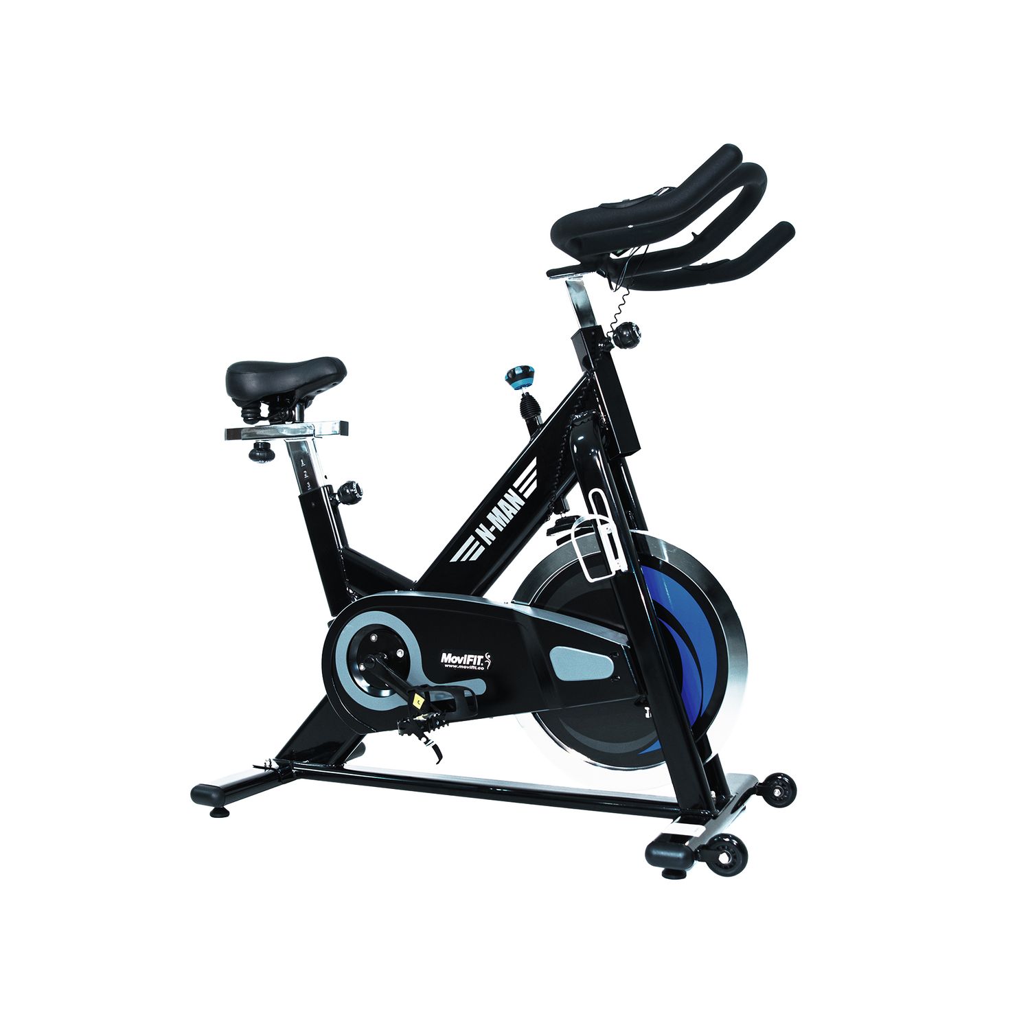 MOVIFIT® N-MAN Bicicleta Semi-profesional Tipo Spinning-  (Con Consola de Uso Institucional)