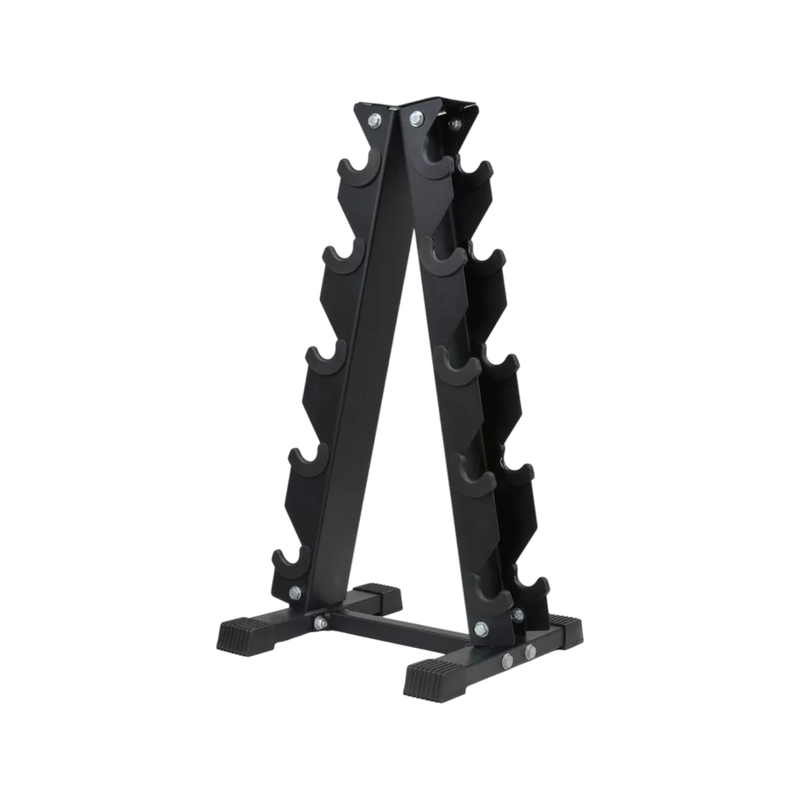 Estante Rack Piramidal Premium MS325 Organizador para 6 pares de Mancuernas Hexagonales